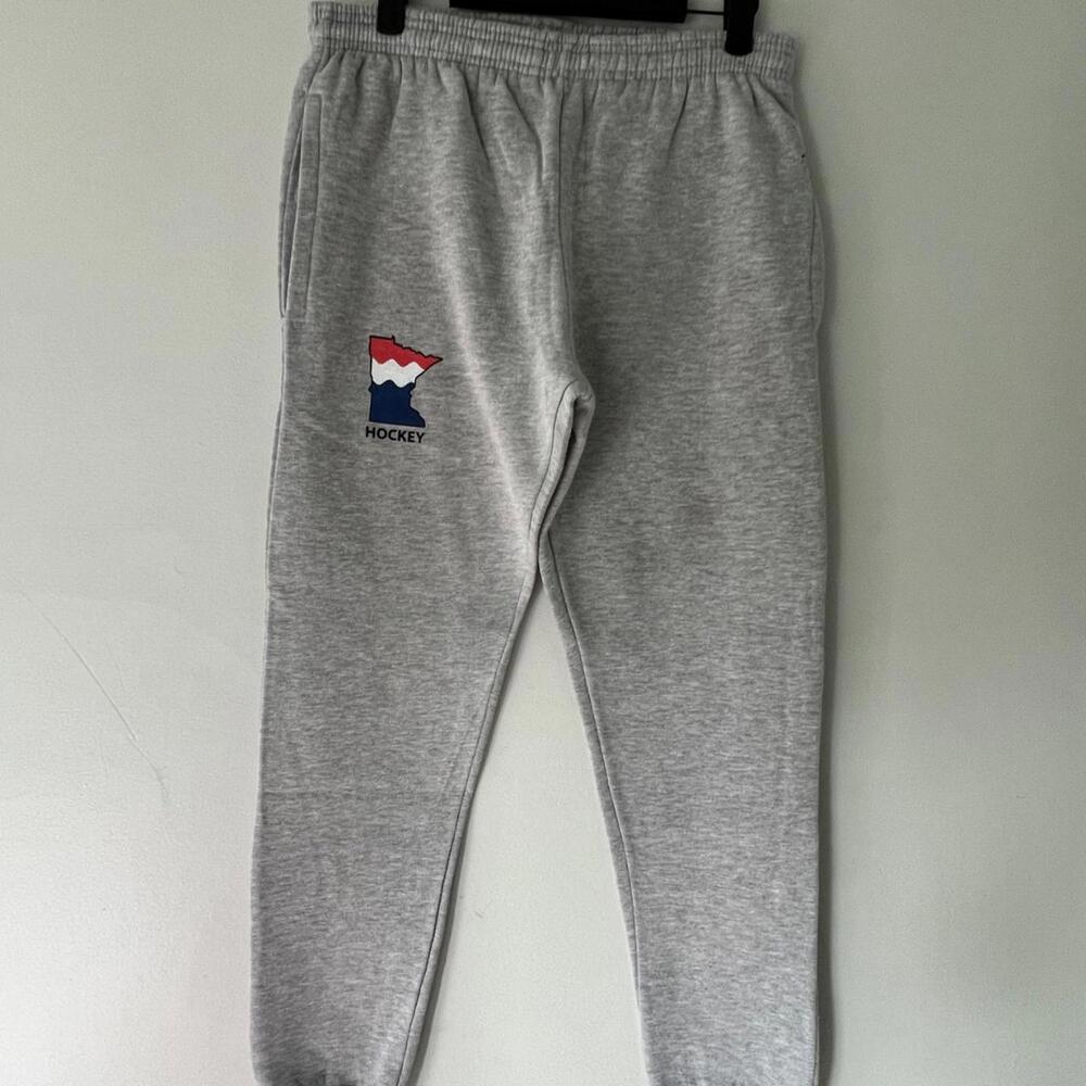 Gray Hockey Sweatpants